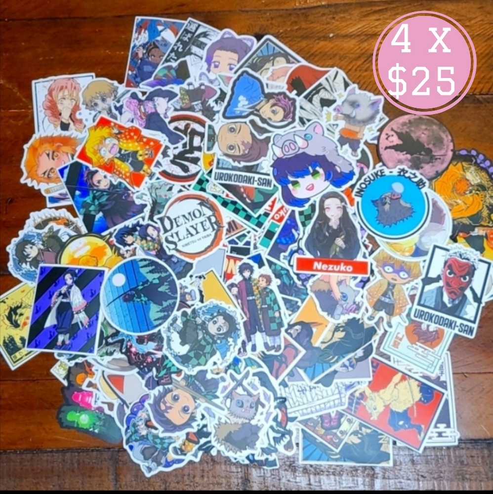 DEMON SLAYER notebook stickers